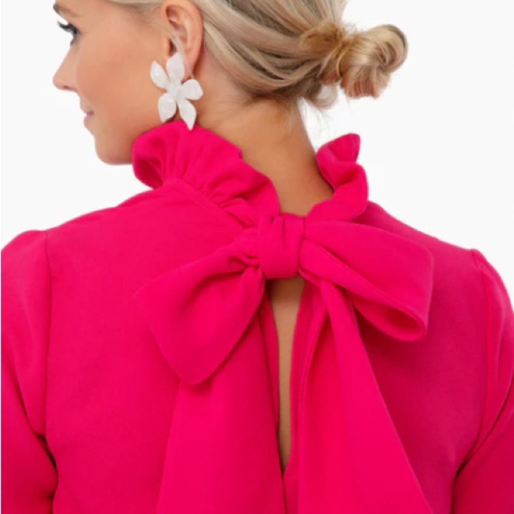 Pomander Place Faye blouse in fushia